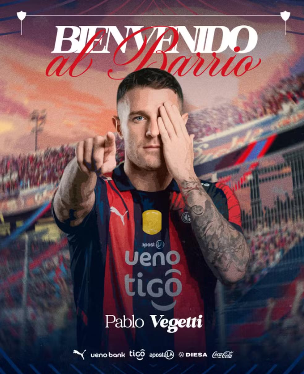 Vegetti deixa o Vasco e acerta com o Cerro Porteño: fim de um ciclo no ataque cruzmaltino