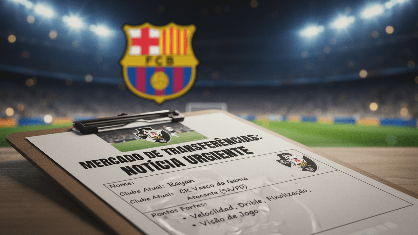 A Joia da Colina na Mira do Barça: O que a Investida do Barcelona por Rayan Significa para o Futuro do Vasco