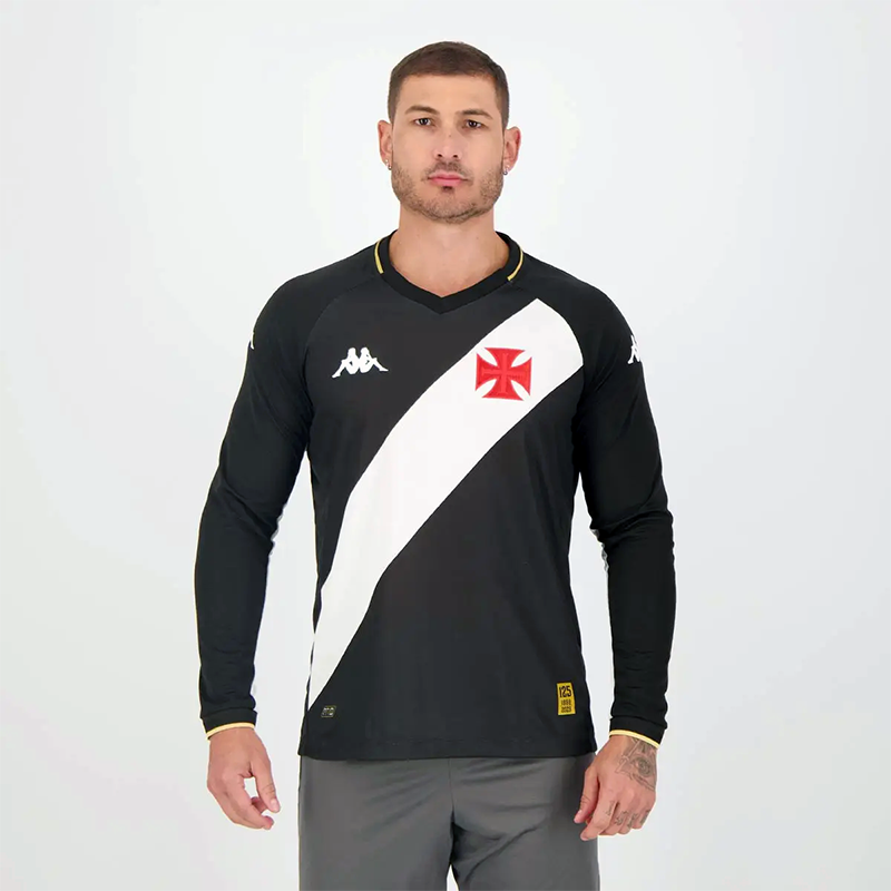 Camisa Vasco I 2023 Oficial Kappa – Manga Longa
