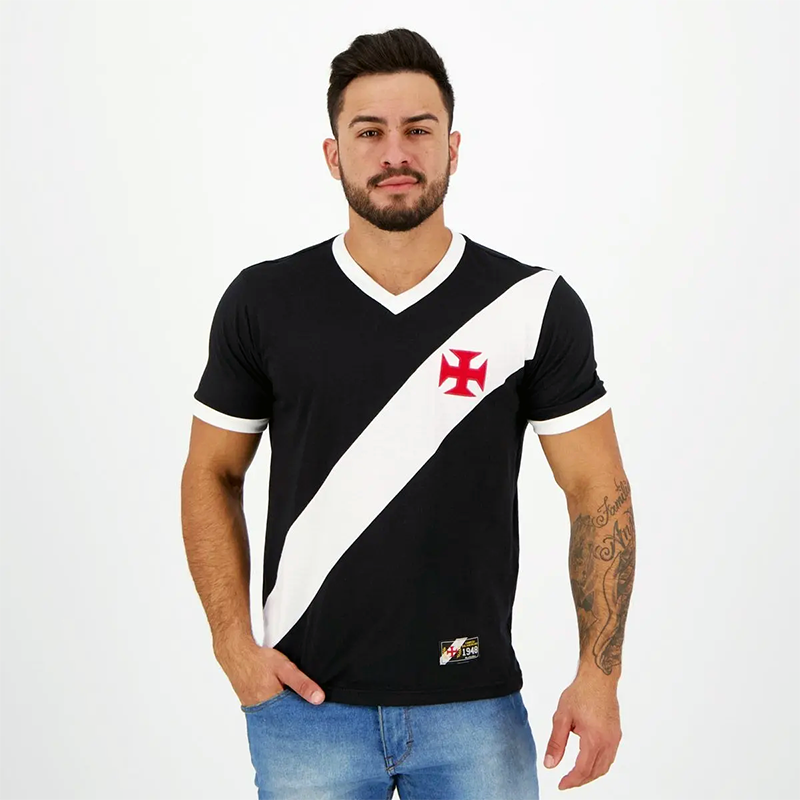 Camisa Vasco da Gama Retrô 1948 (O Primeiro Campeão da América)
