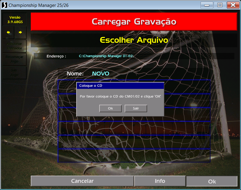 CM ISO INSERIR CD